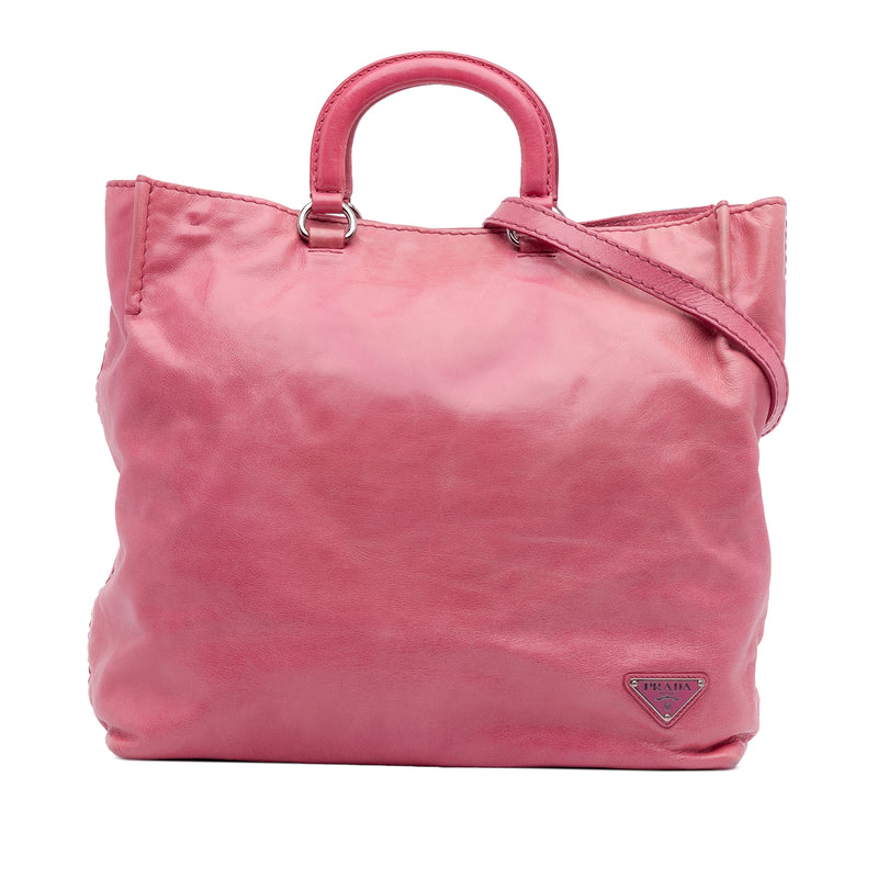Vitello Shine Open Convertible Tote