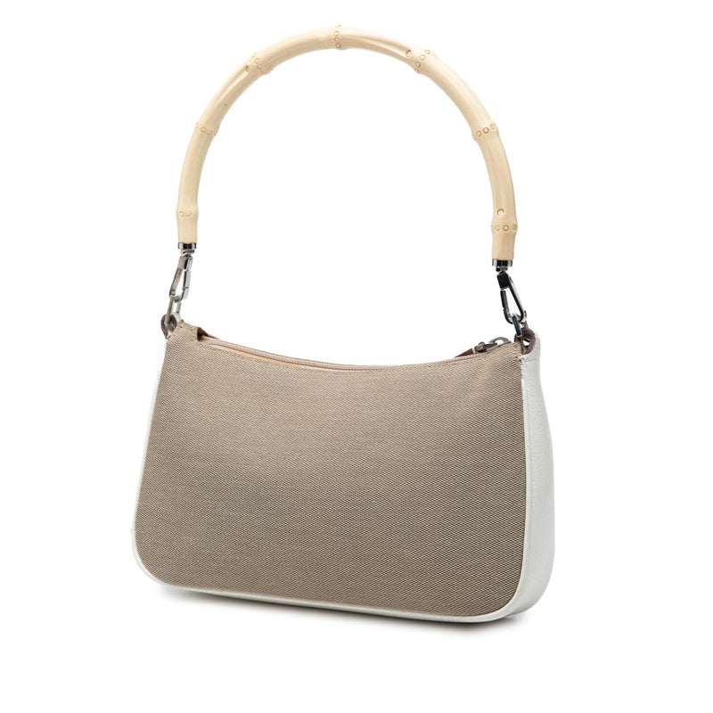 GG Canvas Bamboo Top Handle - Image 2
