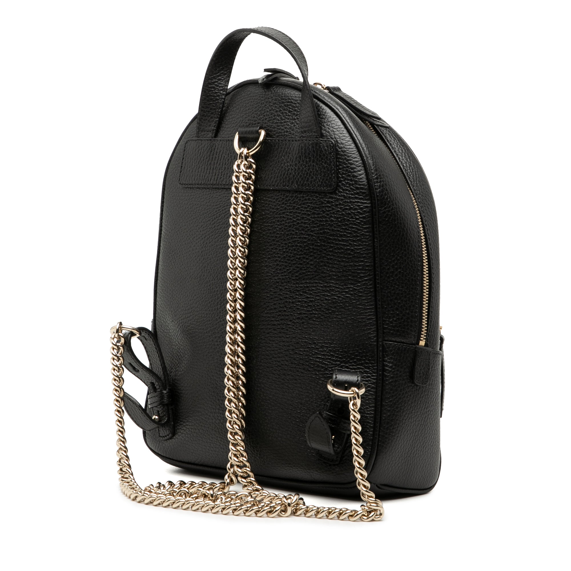 Pebbled Calfskin Soho Chain Backpack - Image 2