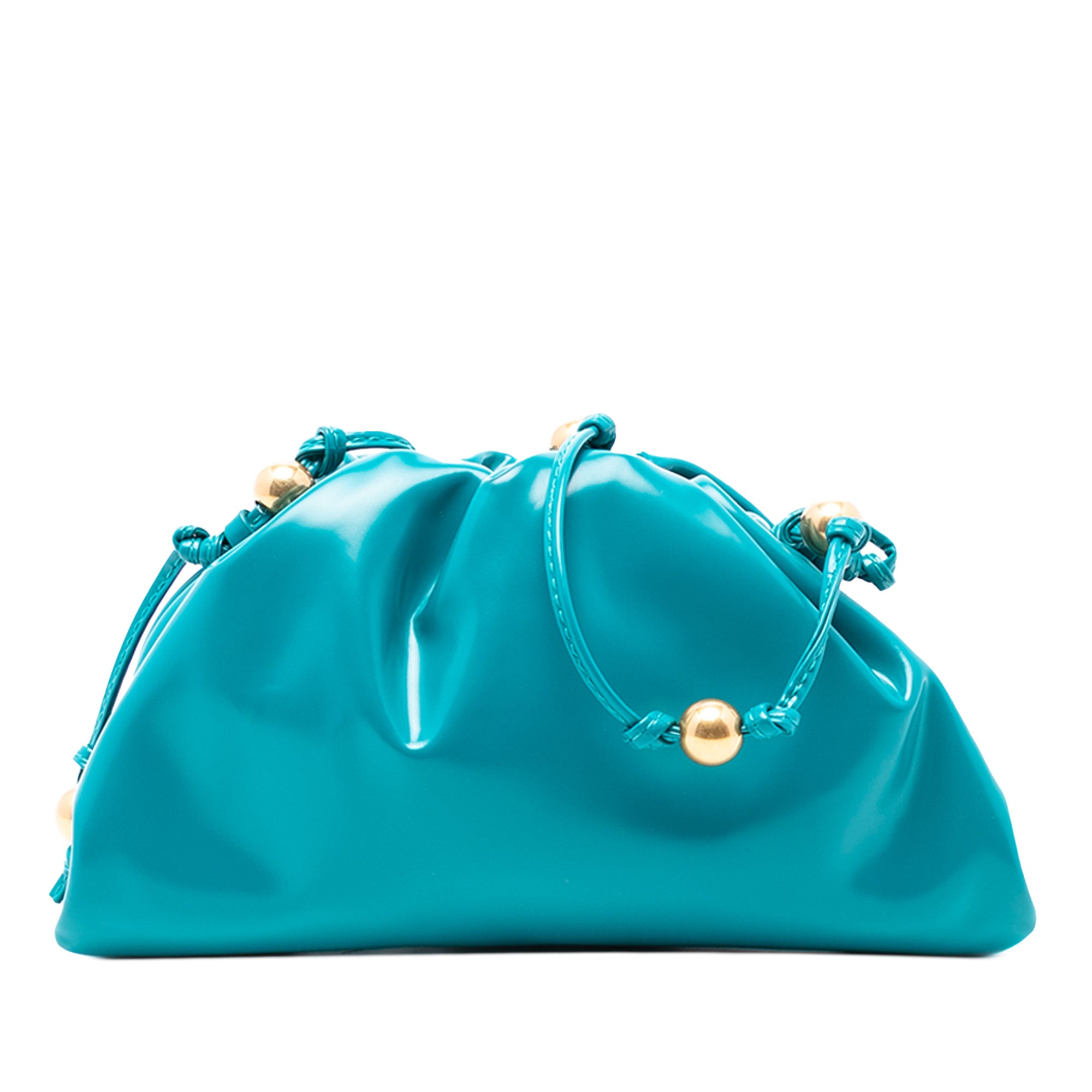 Patent Beaded Strap The Mini Pouch Crossbody - Image 1