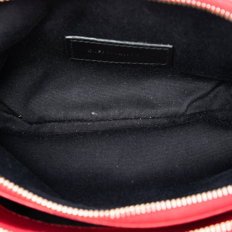 Mini Quilted Lambskin Becky Double Zip Crossbody - Image 4