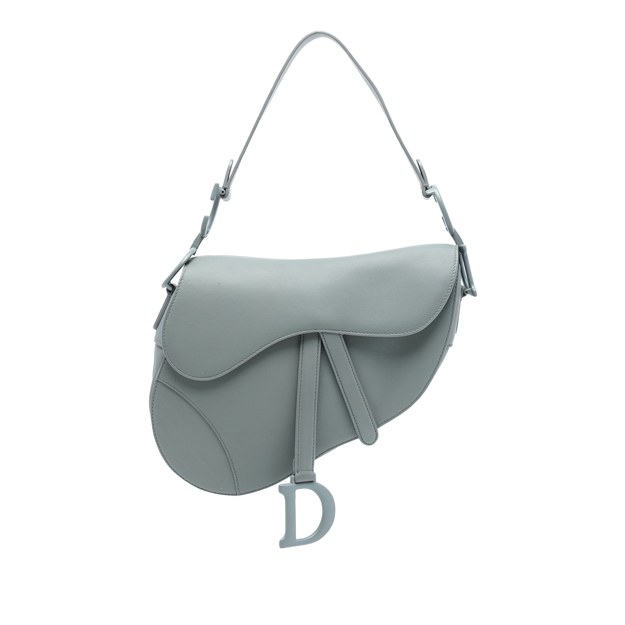 Ultra Matte Calfskin Saddle Bag - Image 1