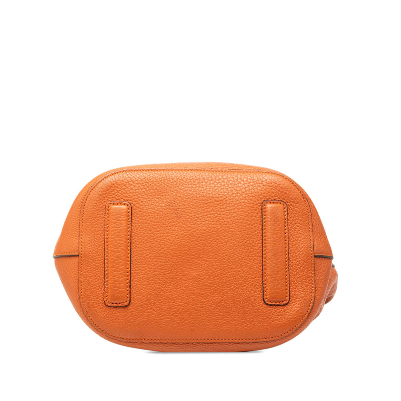 Grained Calfskin Soft Jackie Bucket Bag - Image 3