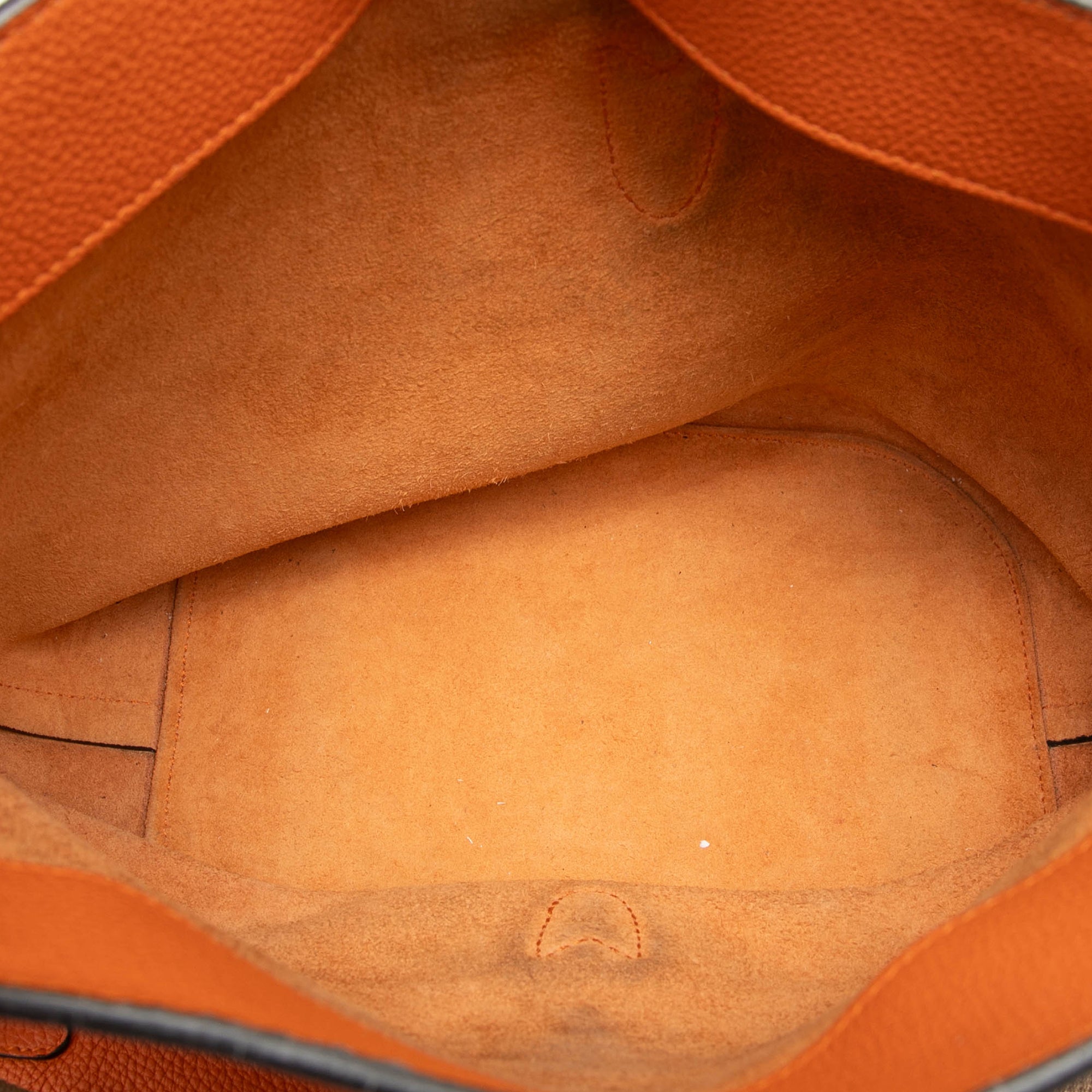 Grained Calfskin Soft Jackie Bucket Bag - Image 4