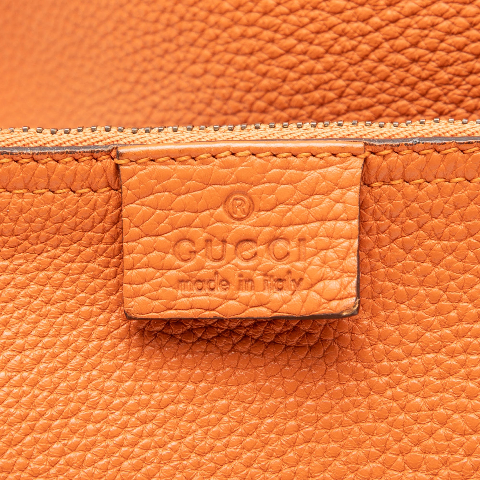 Grained Calfskin Soft Jackie Bucket Bag - Image 5