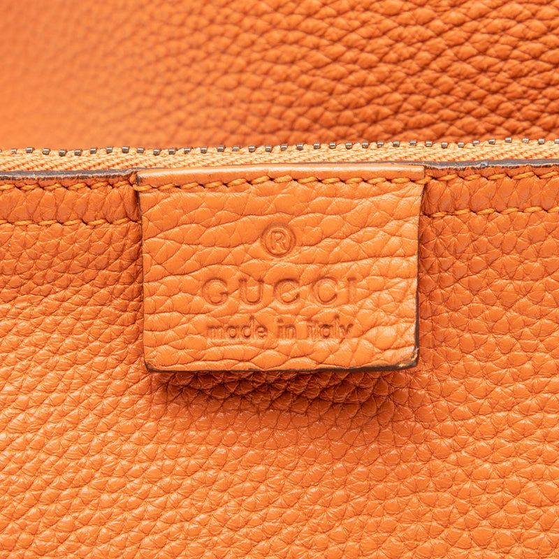Grained Calfskin Soft Jackie Bucket Bag - Image 5