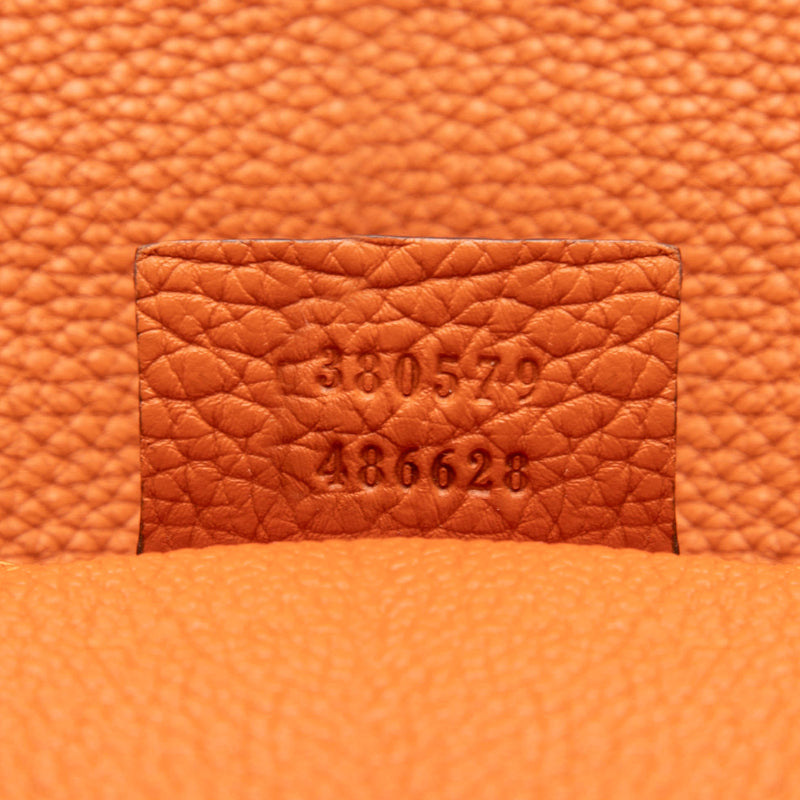 Grained Calfskin Soft Jackie Bucket Bag - Image 6