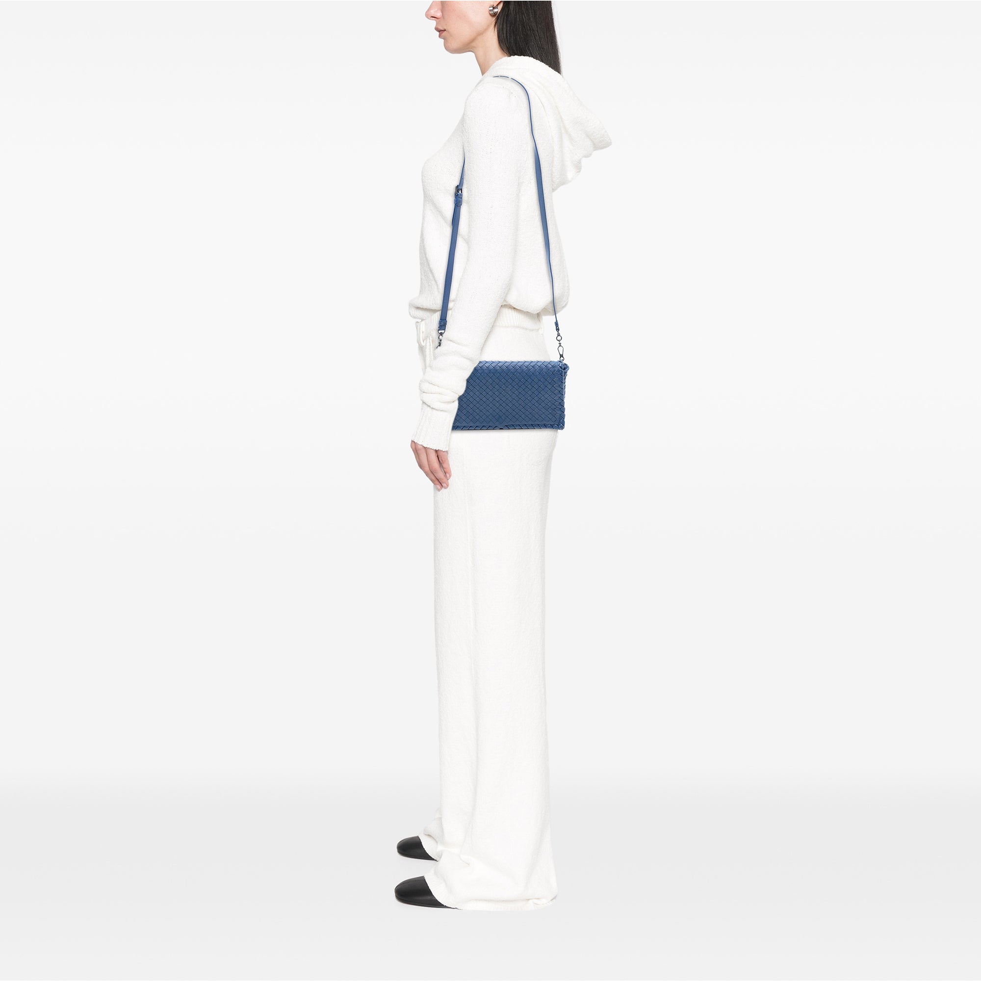Nappa Intrecciato Flap Crossbody - Image 7