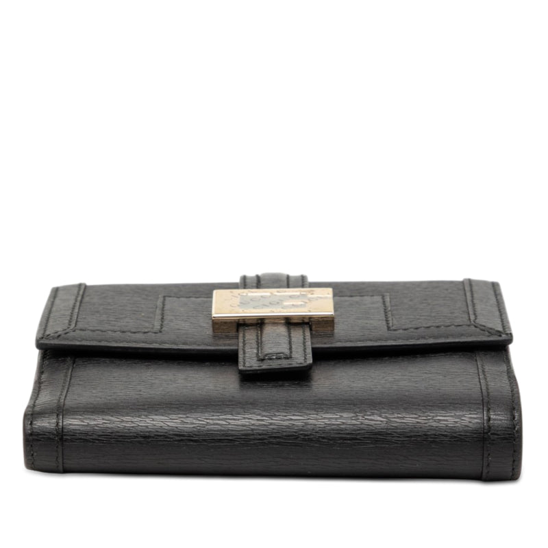 Textured Calfskin G Square Logo Bifold Wallet - Image 3