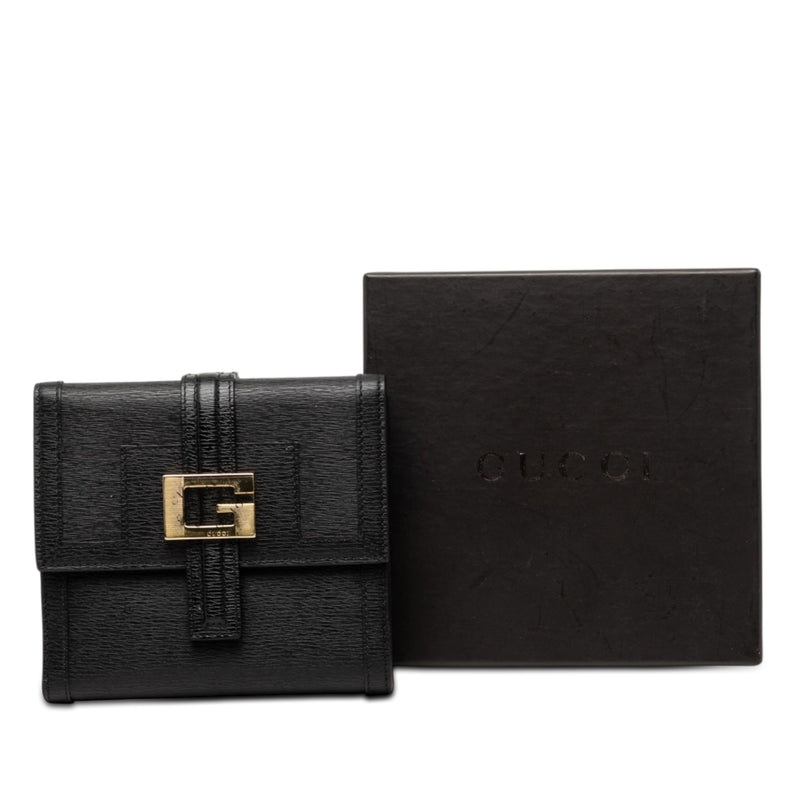 Textured Calfskin G Square Logo Bifold Wallet - Image 9