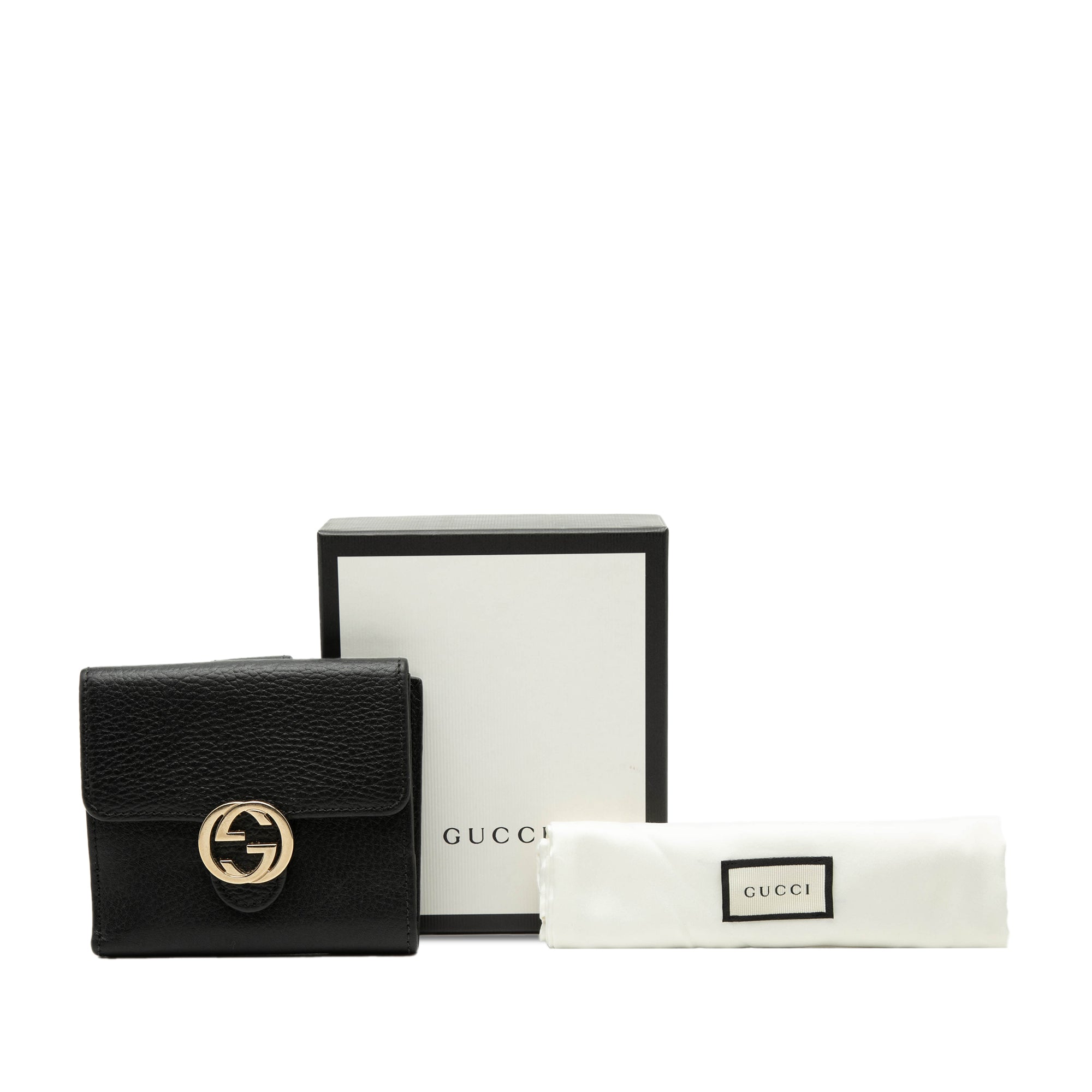 Leather Interlocking G Small Wallet - Image 8