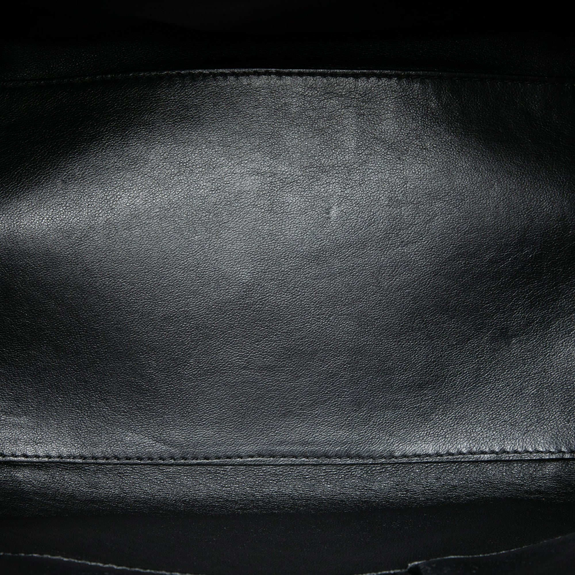 Mini Bicolor Leather Luggage Tote - Image 4