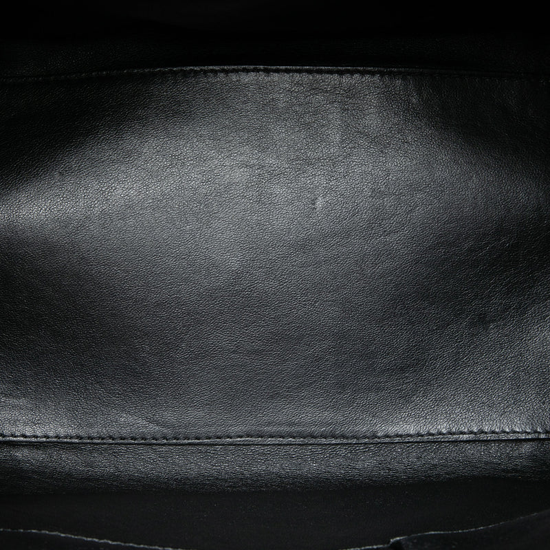 Mini Bicolor Leather Luggage Tote - Image 4