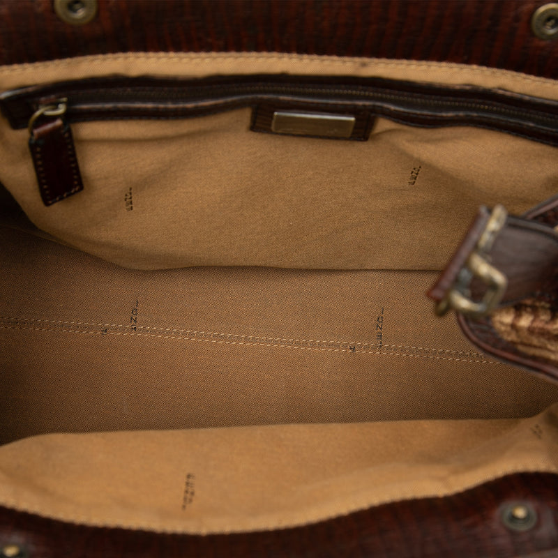 Medium Zucca Velvet Etniko Du Jour Handbag - Image 4