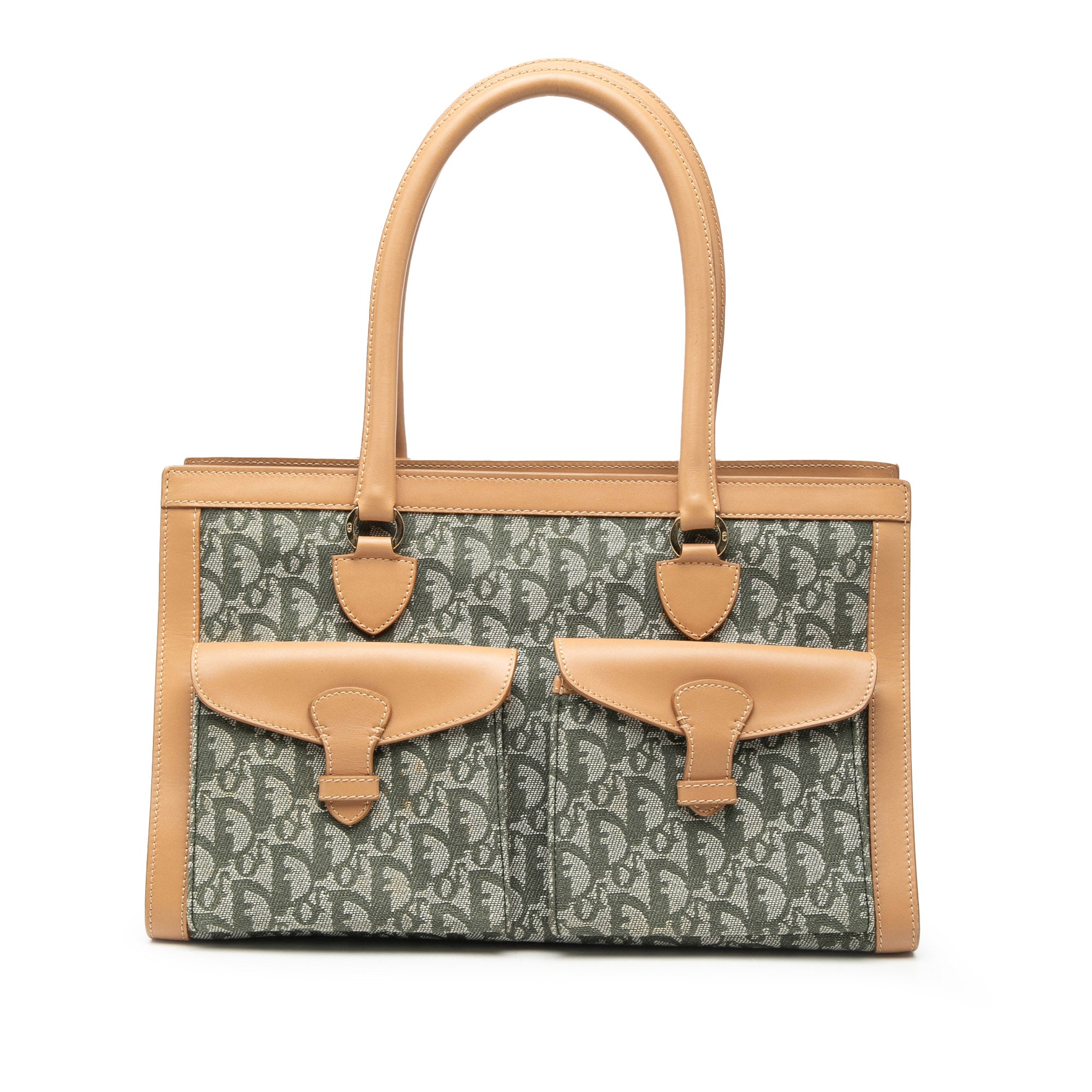 Diorissimo Trotter Canvas Double Pocket Tote - Image 1