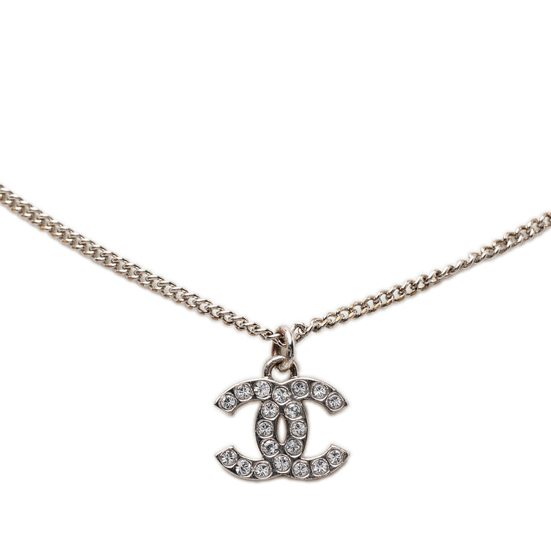 CC Brass and Strass Pendant Necklace - Image 2