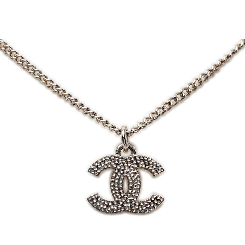 CC Brass and Strass Pendant Necklace - Image 3