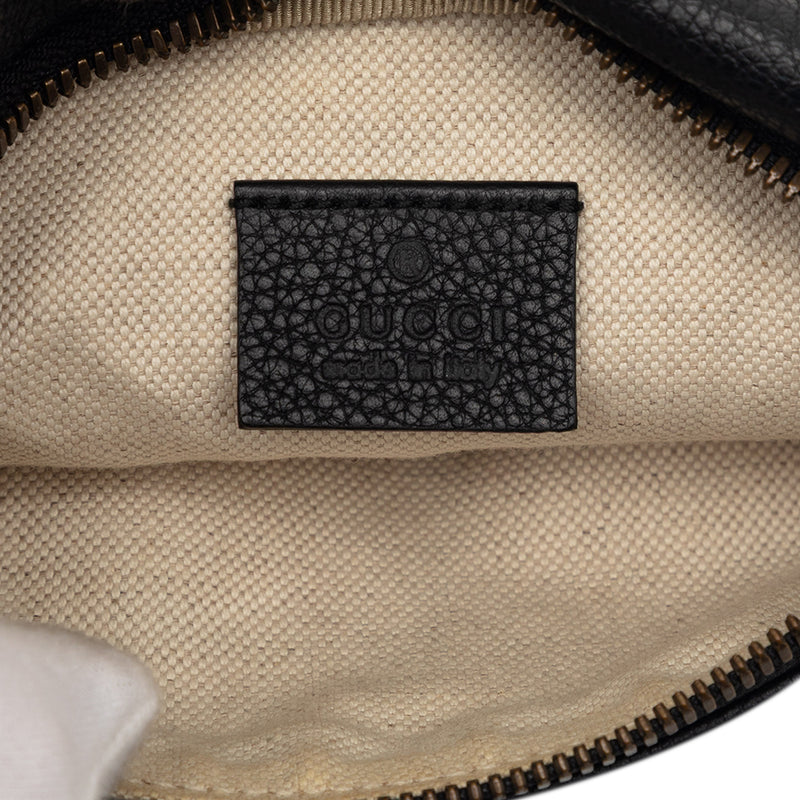 Small Grained Calfskin Web Logo Belt Bag - Image 5