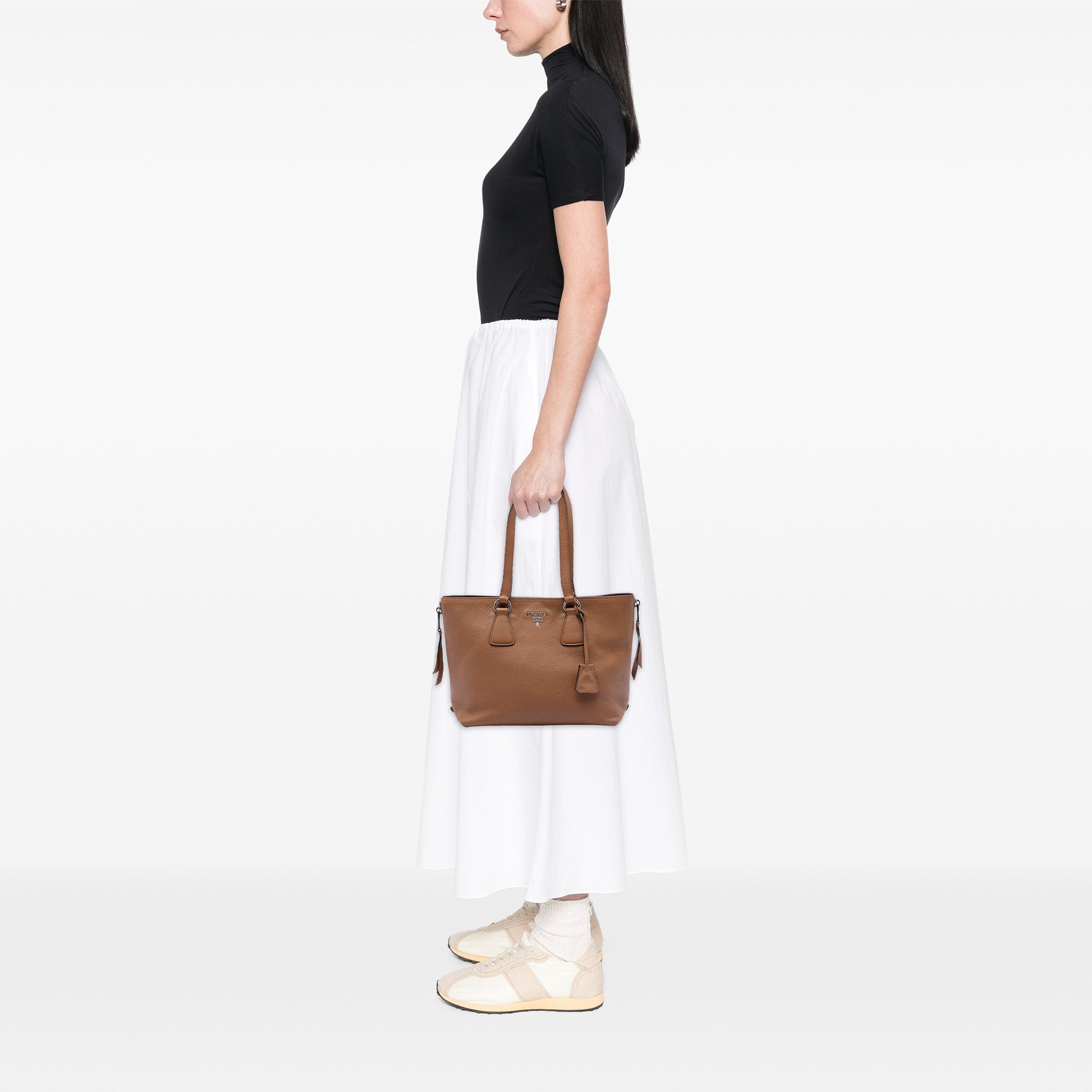 Vitello Phenix Side Zip Shopper Tote - Image 6