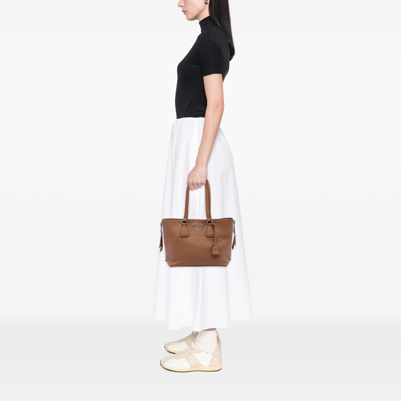 Vitello Phenix Side Zip Shopper Tote - Image 6
