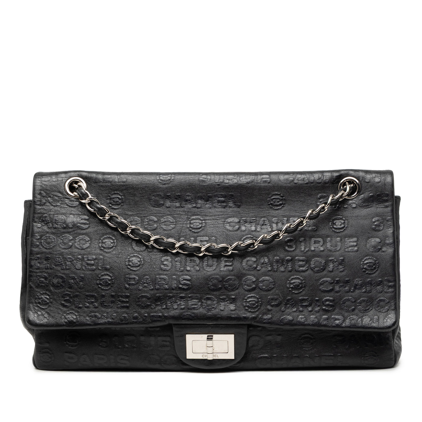 Maxi Embossed Calfskin 31 Rue Cambon Reissue 2.55 Double Flap - Image 1