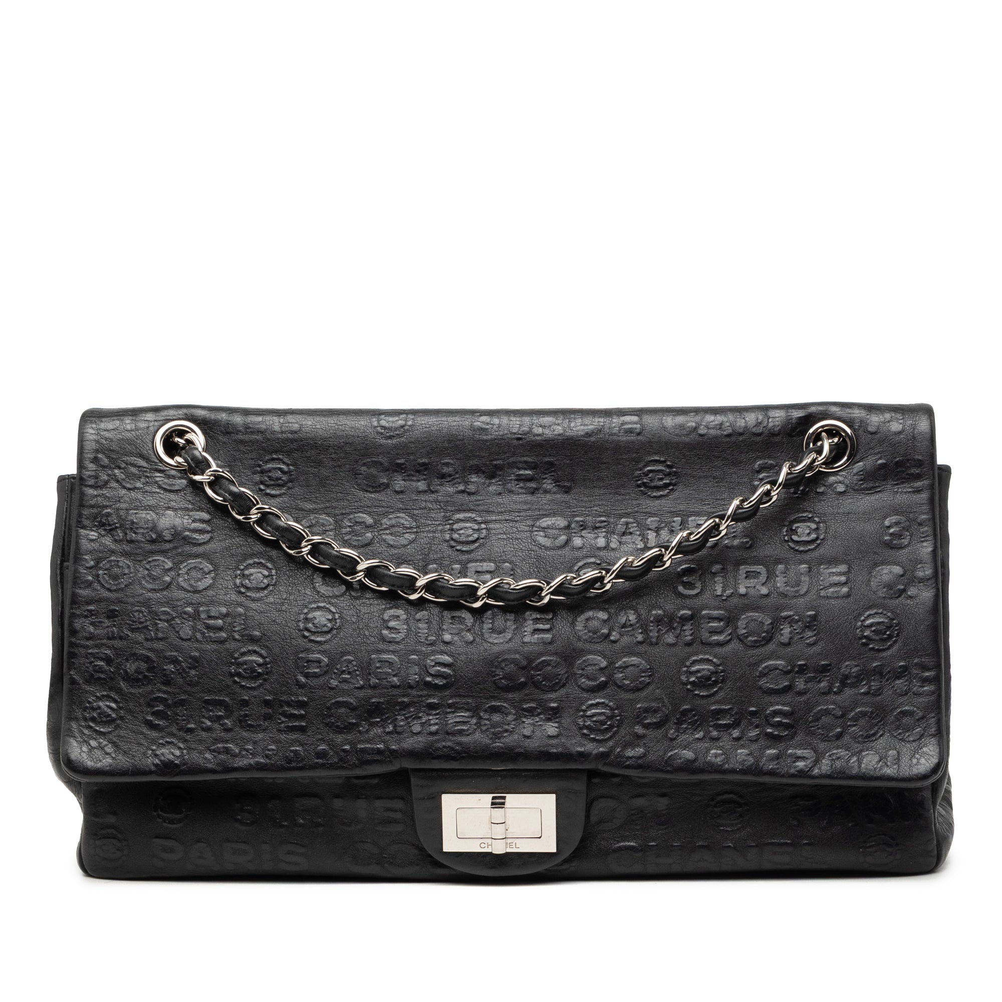 Maxi Embossed Calfskin 31 Rue Cambon Reissue 2.55 Double Flap - Image 1