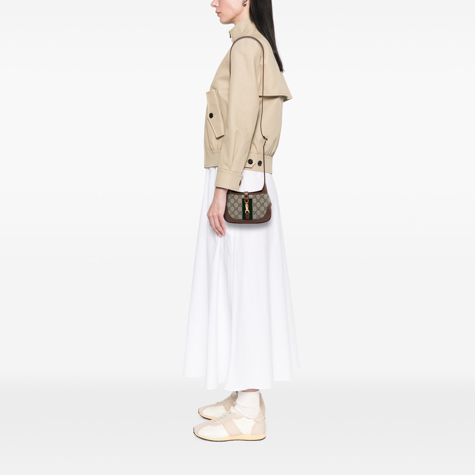 Mini GG Supreme Web Jackie 1961 Crossbody - Image 6
