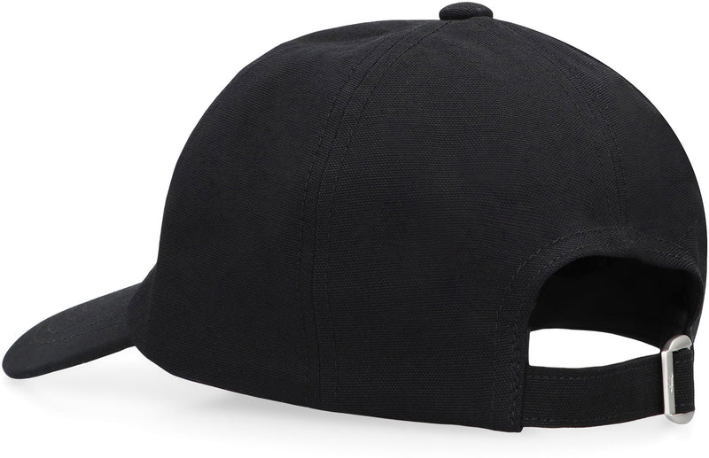Maison Kitsuné Ow06109wb0026 Baseball Cap — Black Cotton Caps