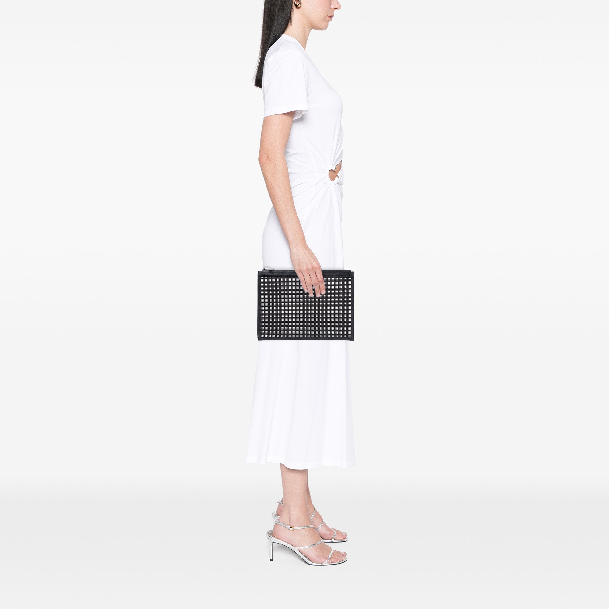 Studded Leather Clutch - Image 7