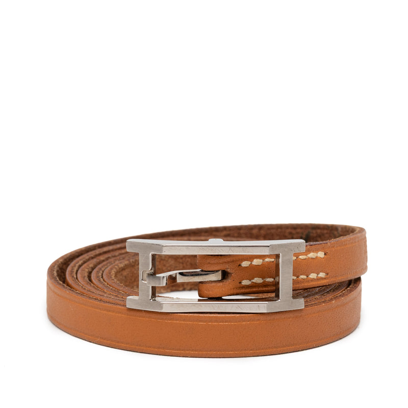 Leather Behapi Double Tour Bracelet