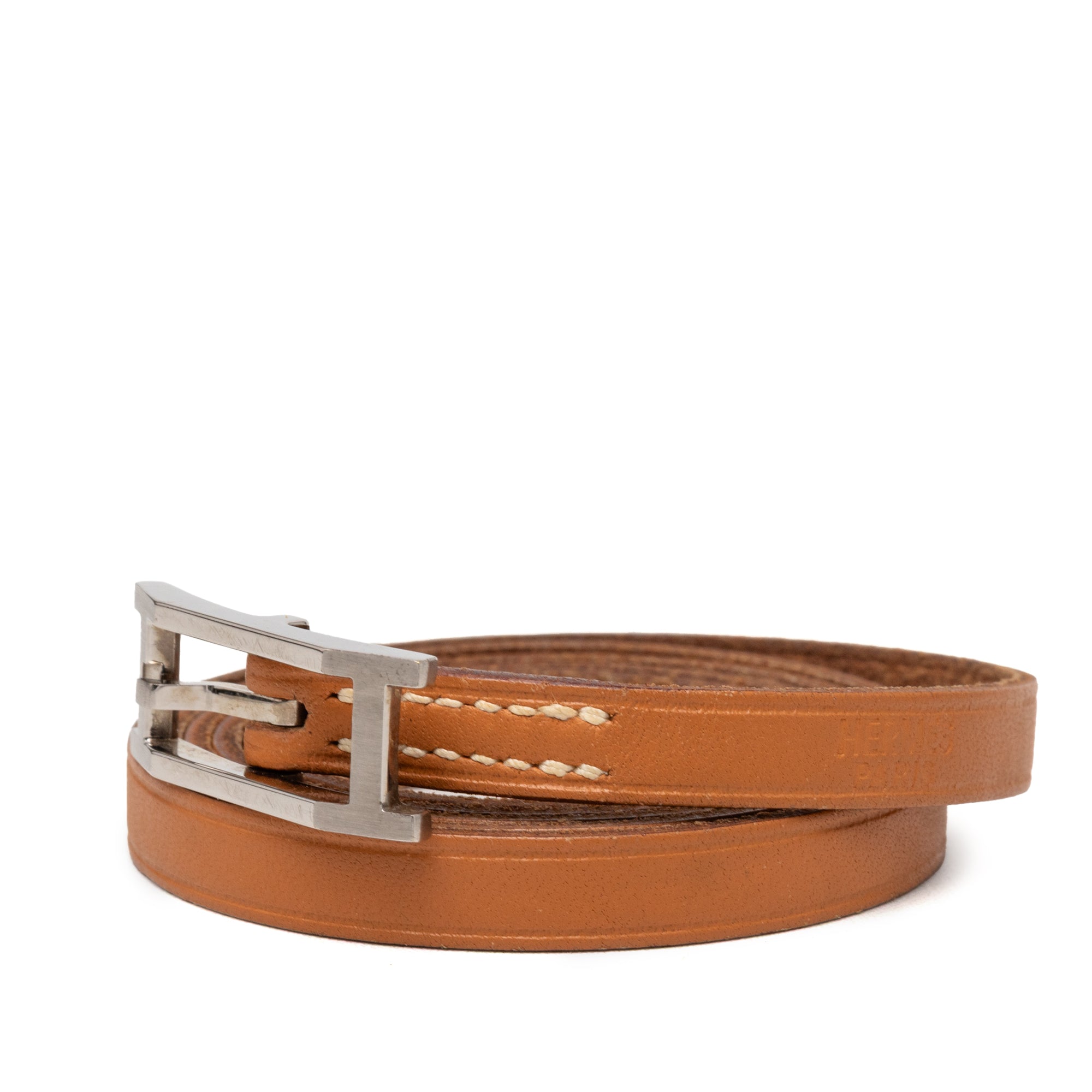 Leather Behapi Double Tour Bracelet - Image 2