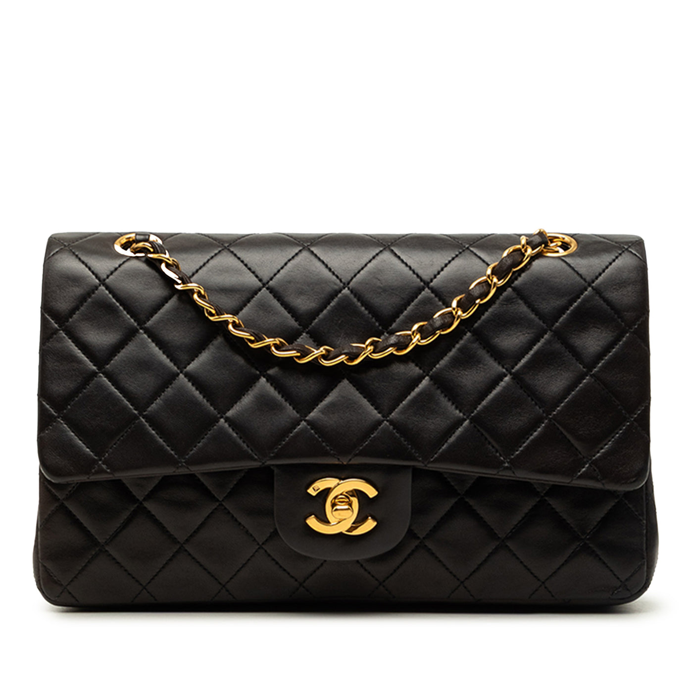 Medium Classic Lambskin Double Flap - Image 1