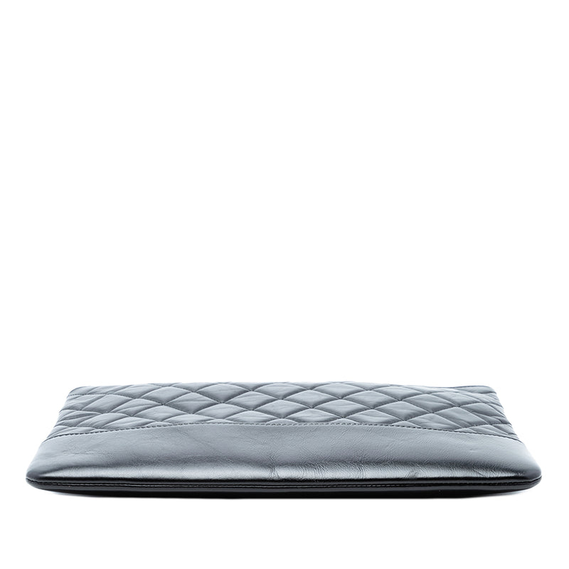 Medium Aged Calfskin Gabrielle O Case Clutch - Image 3