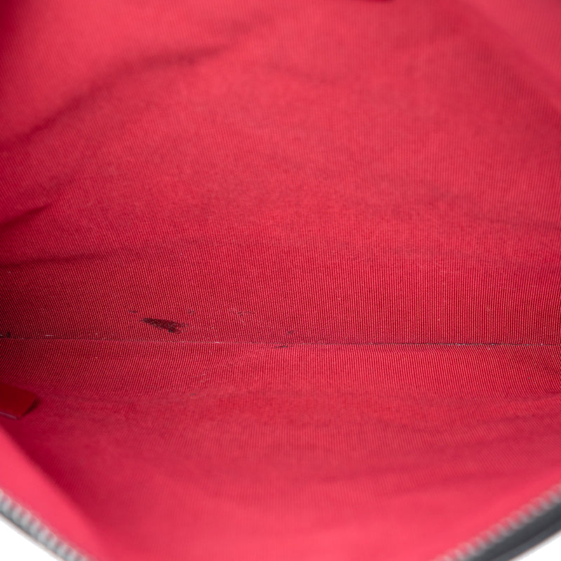 Medium Aged Calfskin Gabrielle O Case Clutch - Image 4