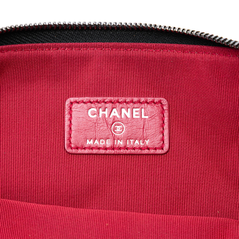Medium Aged Calfskin Gabrielle O Case Clutch - Image 5