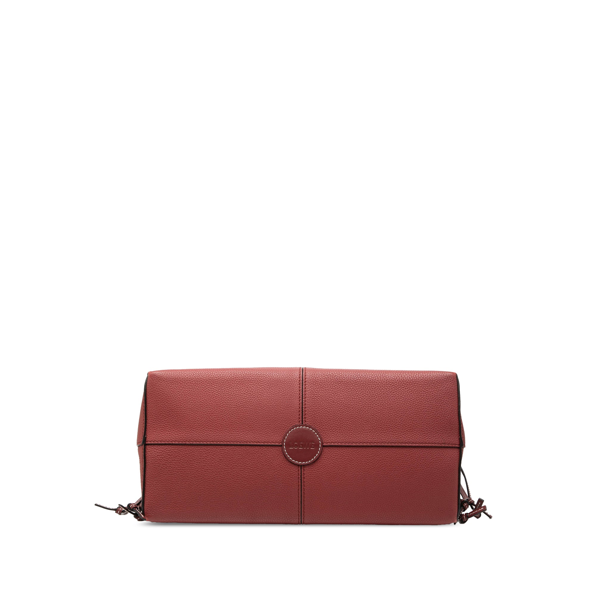 Small Leather Cushion Tote - Image 3