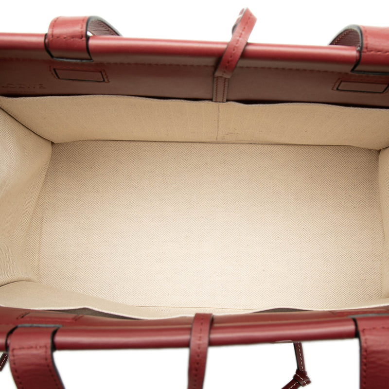 Small Leather Cushion Tote - Image 4