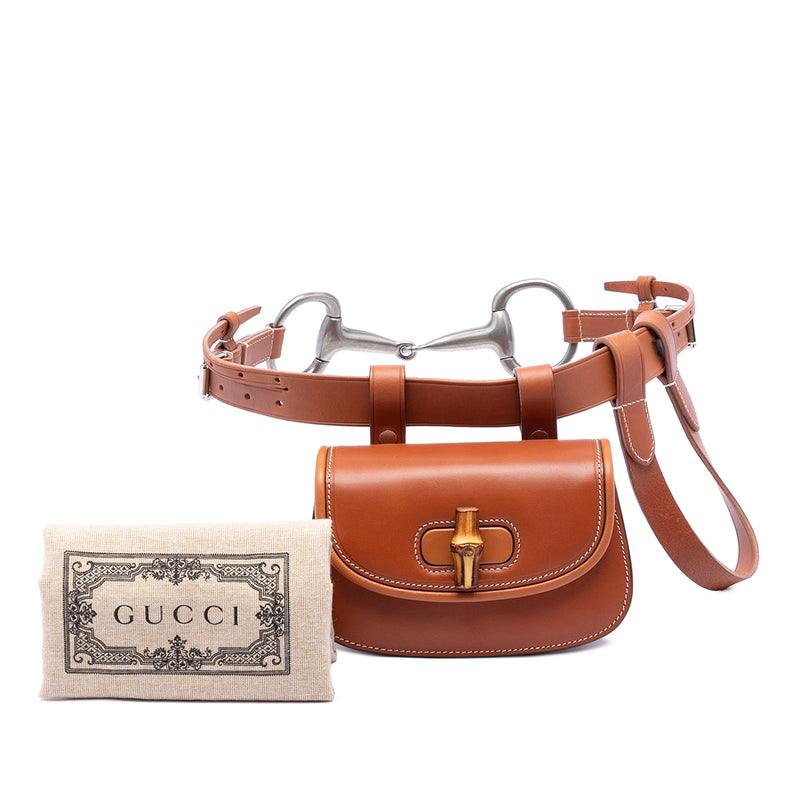 Mini Calfskin Bamboo 1947 Belt Bag - Image 7