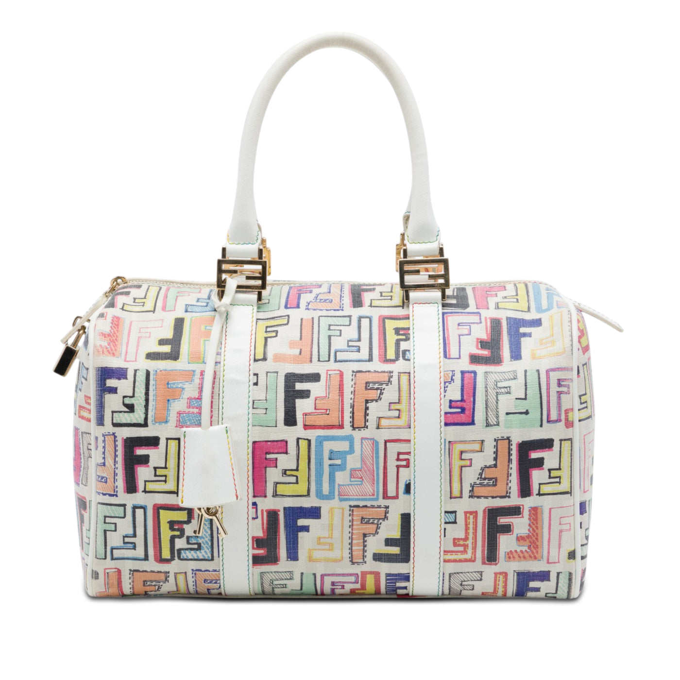 Multicolor Zucca Spalmati Forever Boston Bag - Image 1