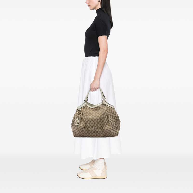 Large GG Canvas Sukey Tote - Image 5