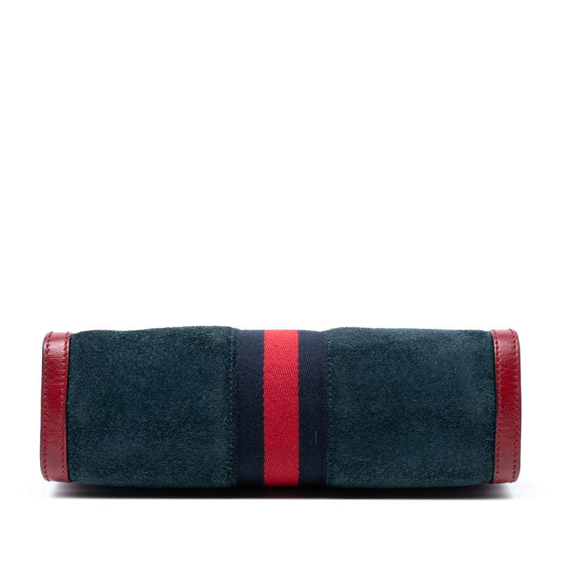 Small Suede Web Ophidia Chain Crossbody - Image 3