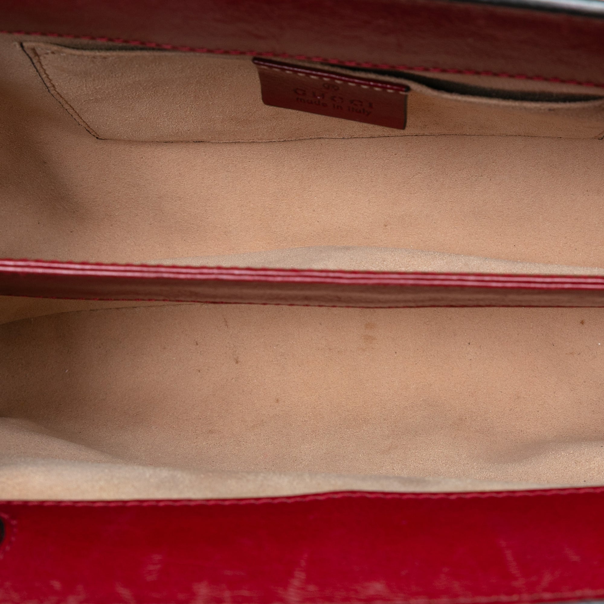 Small Suede Web Ophidia Chain Crossbody - Image 4