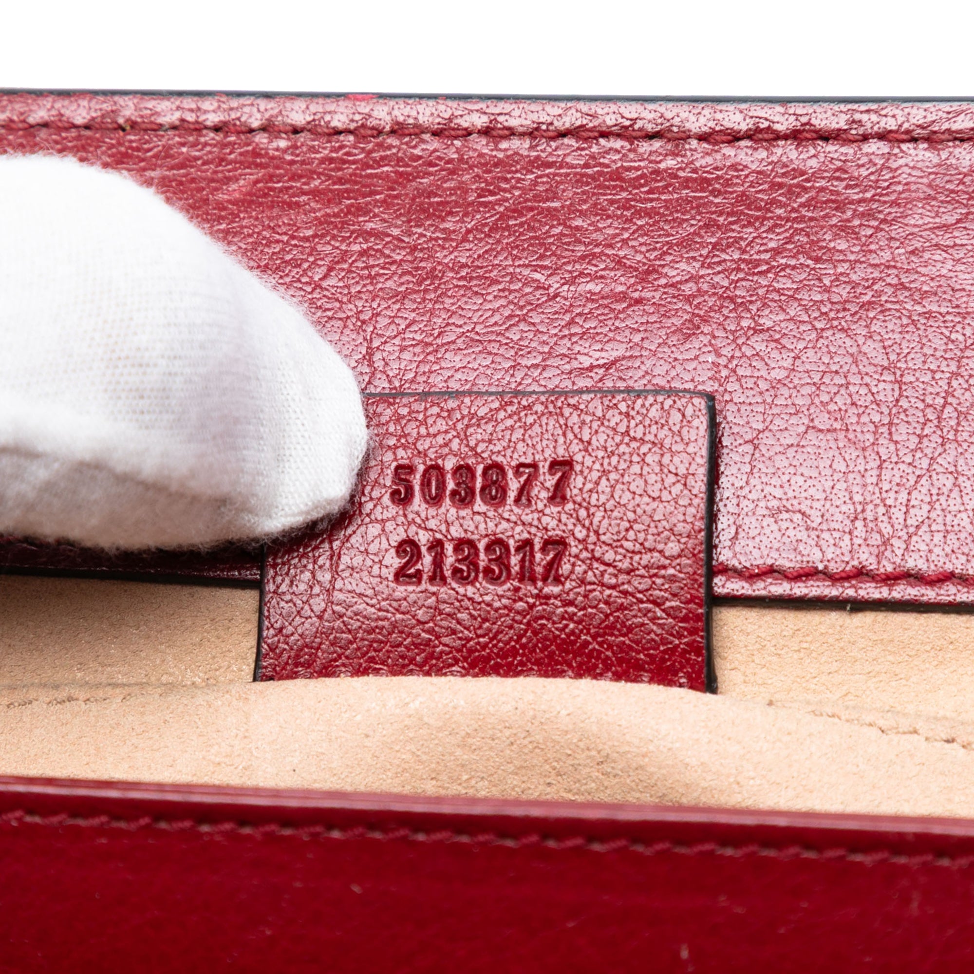 Small Suede Web Ophidia Chain Crossbody - Image 5