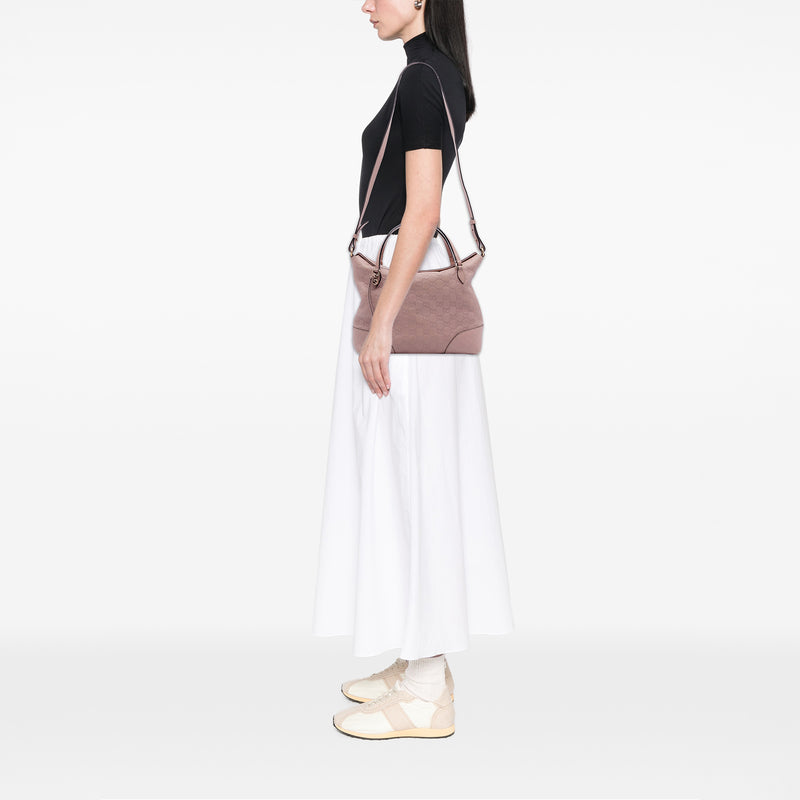 Medium Guccissima Bree Fold Over Tote - Image 9