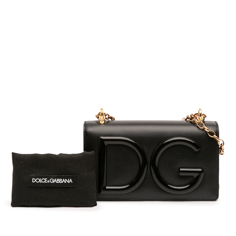 Calfskin DG Girls Phone Bag - Image 7