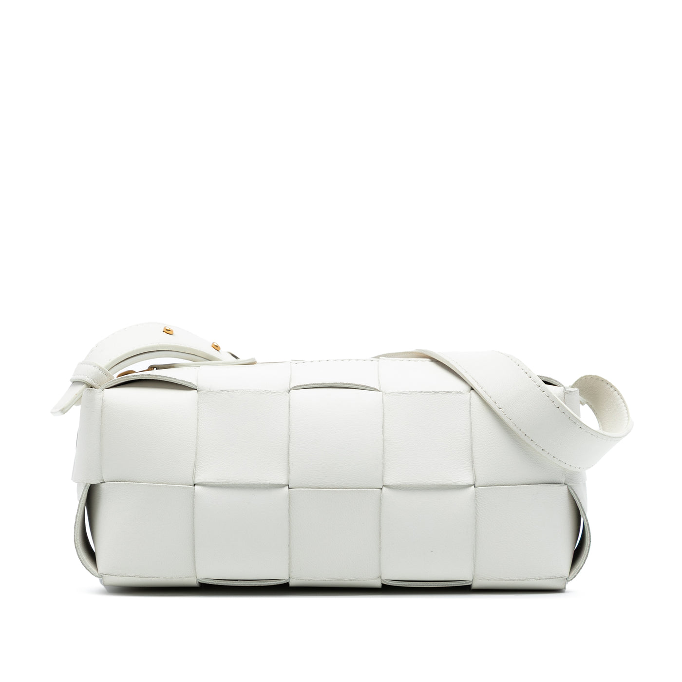 Small Lambskin Intrecciato Brick Cassette - Image 1