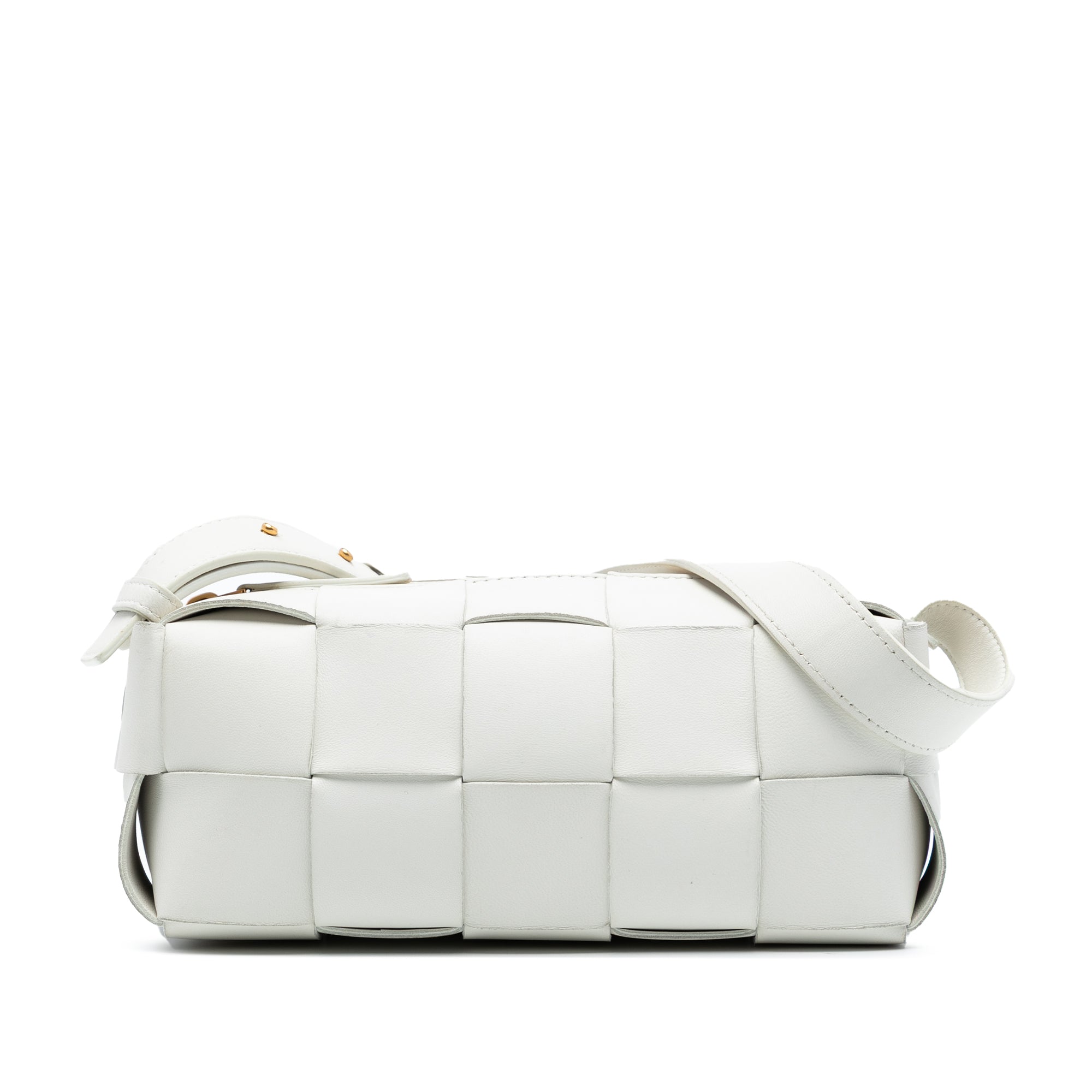 Small Lambskin Intrecciato Brick Cassette - Image 1