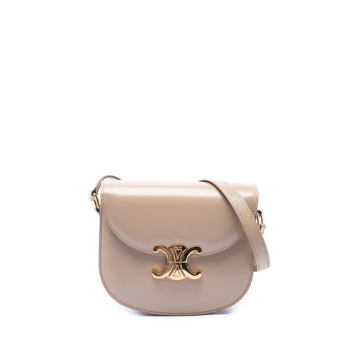 Teen Shiny Calfskin Triomphe Besace Clea Crossbody - Image 1