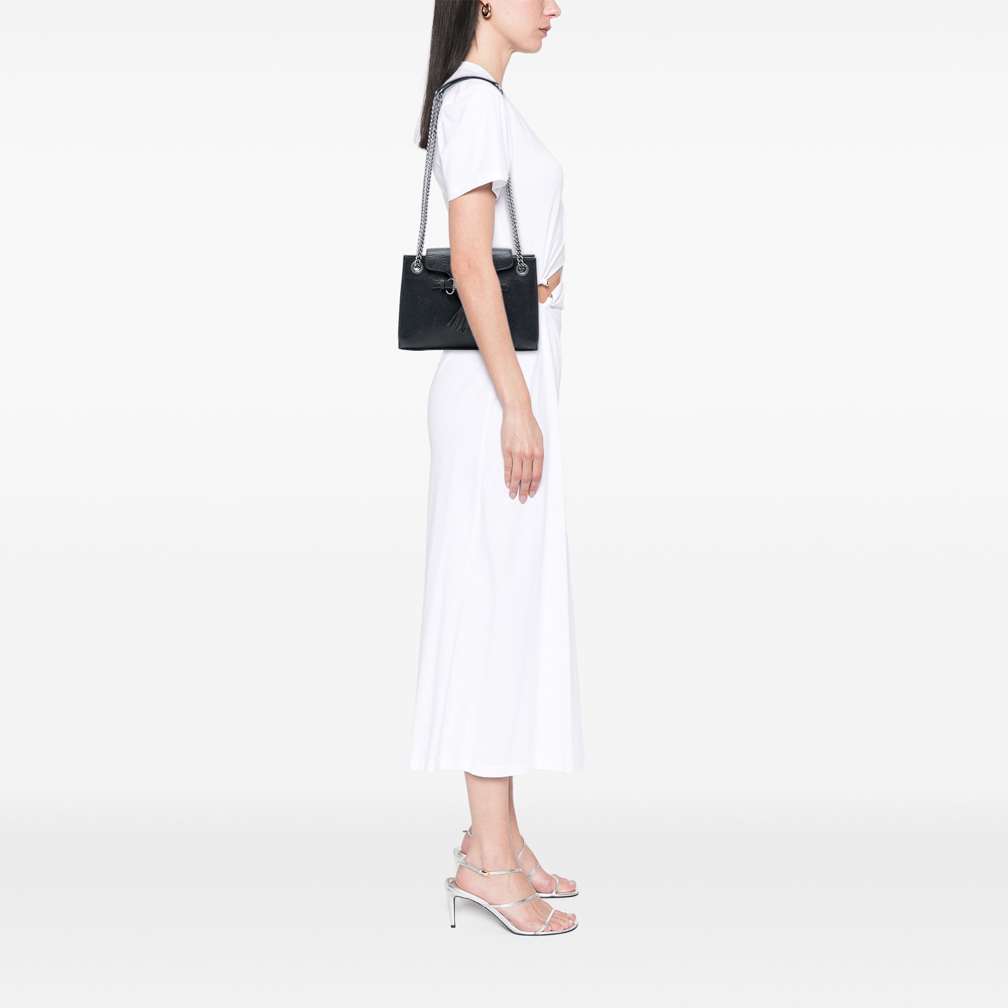 Small Calfskin Emily Shoulder Bag - Image 7