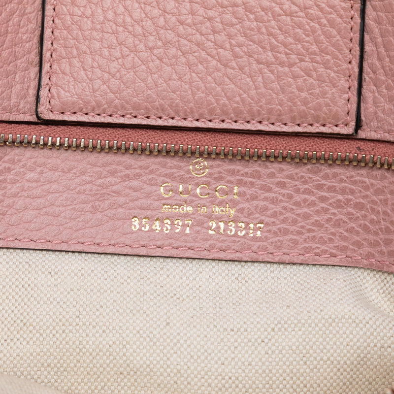 Medium Leather Swing Tote - Image 5